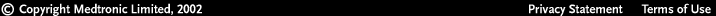 Medtronic Footer